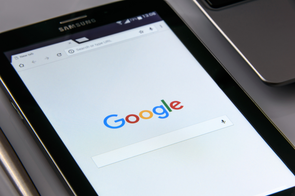 The Google logo on a pad symbolising Google's Core Update 2025